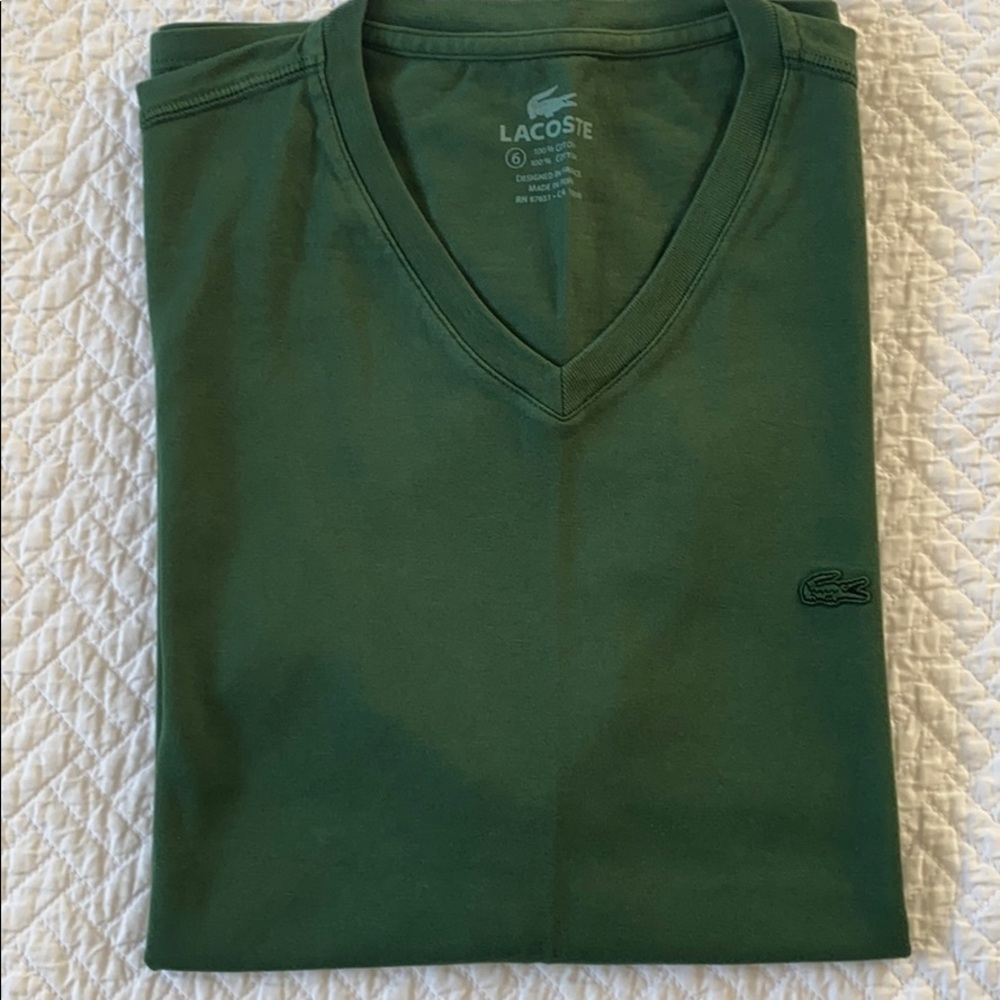 Lacoste Men’s Army Green T-Shirt
